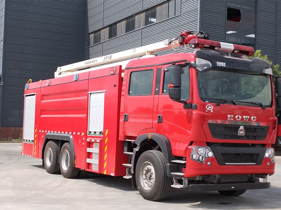 18米舉高噴射消防車(chē)圖片